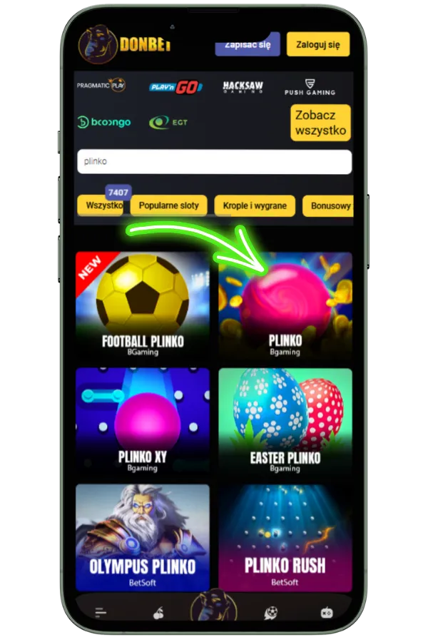 click pinko android